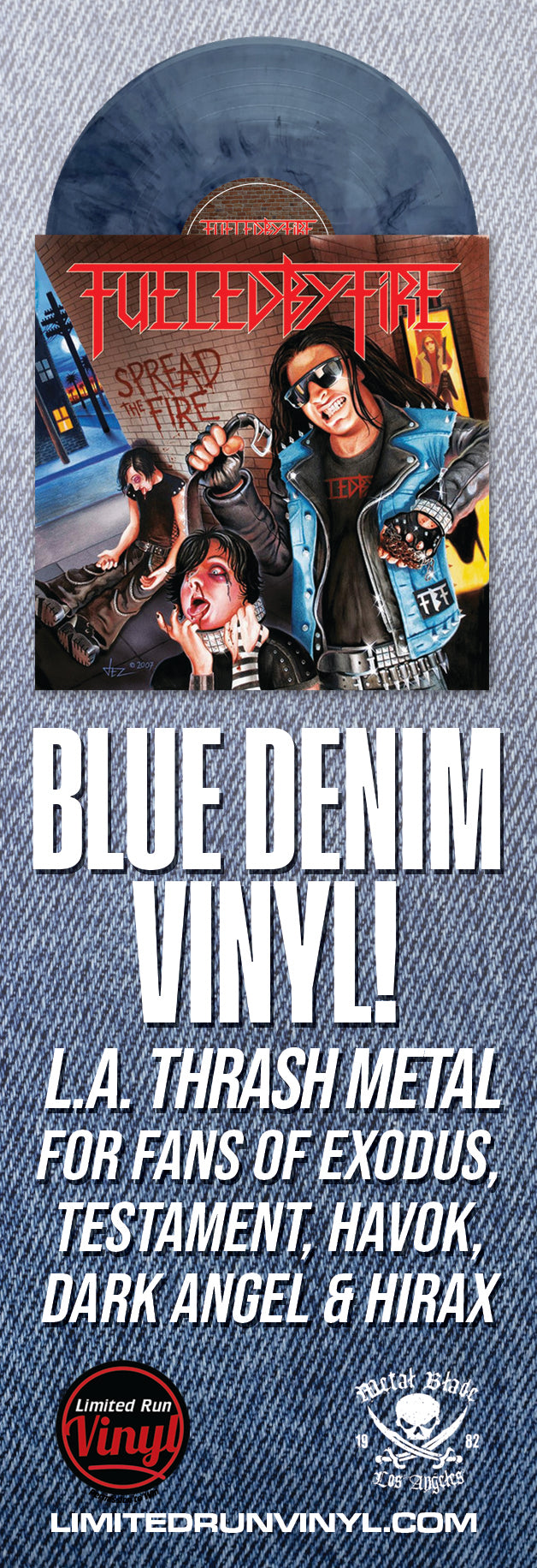Fueled by Fire - Spread The Fire  (Denim & Leather Vinyl)