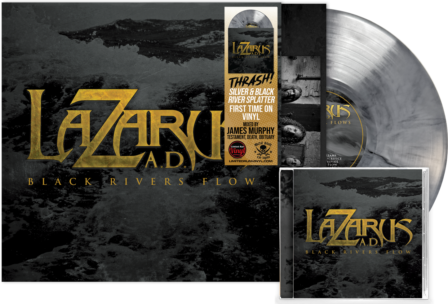 Lazarus A.D. - Black River Flows (VINYL+CD Bundle)