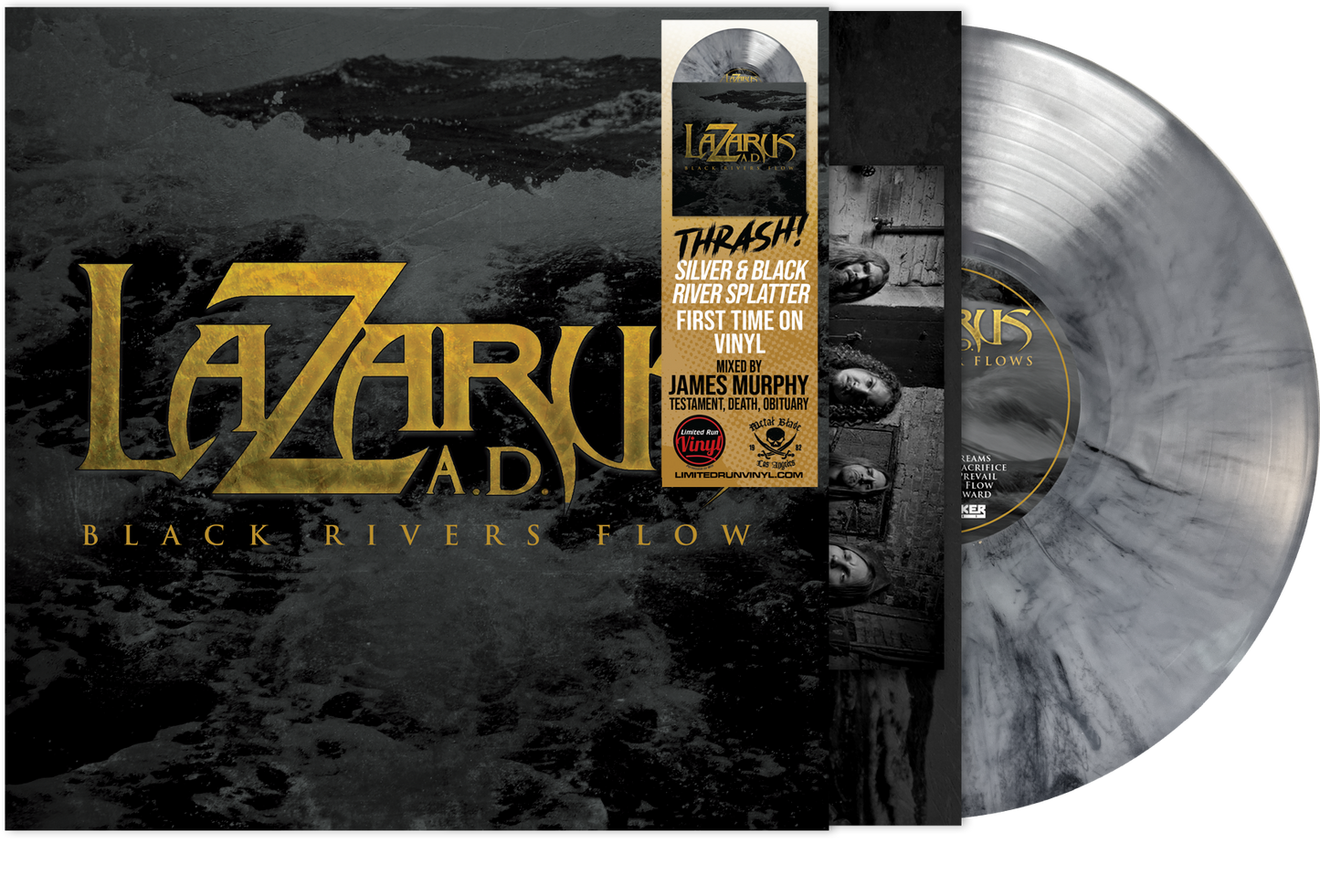Lazarus A.D. - Black River Flows (VINYL+CD Bundle)