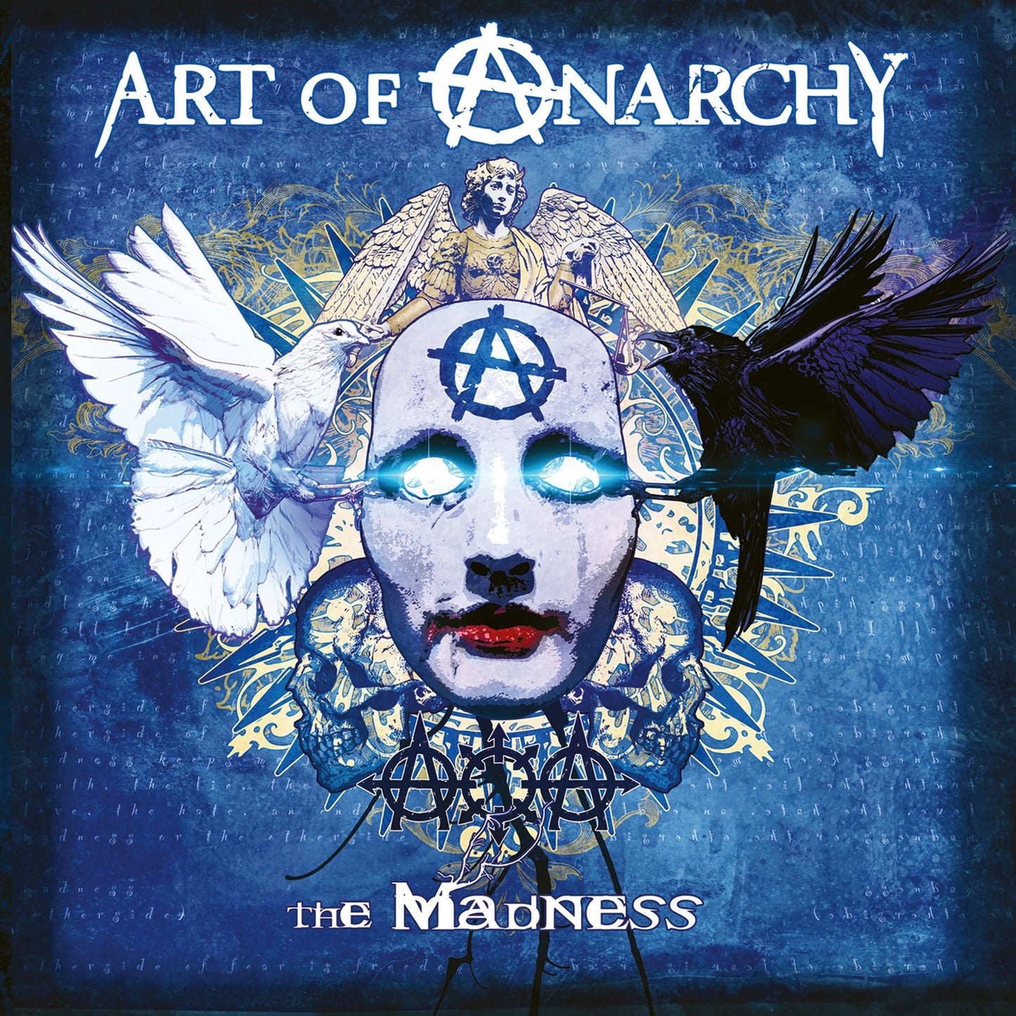 ART OF ANARCHY w/SCOTT STAPP - THE MADNESS (*NEW-Blue Vinyl, 2023 Brutal Planet) Melodic Hard Rock MEGA-SUPER GROUP