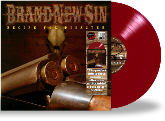 BRAND NEW SIN - RECEIPE FOR DISASTER (*NEW-BERRYWINE VINYL, 2024, Brutal Planet) Heavy Hard Rock Metal w Southern Groove!
