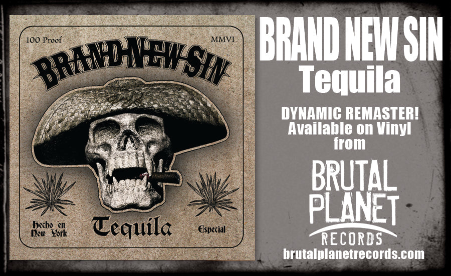 BRAND NEW SIN - TEQUILA (*NEW-TEQUILA GOLD-VINYL, 2023, Brutal Planet) 1st time ever on vinyl! For fans of bluesy hard rock/metal!