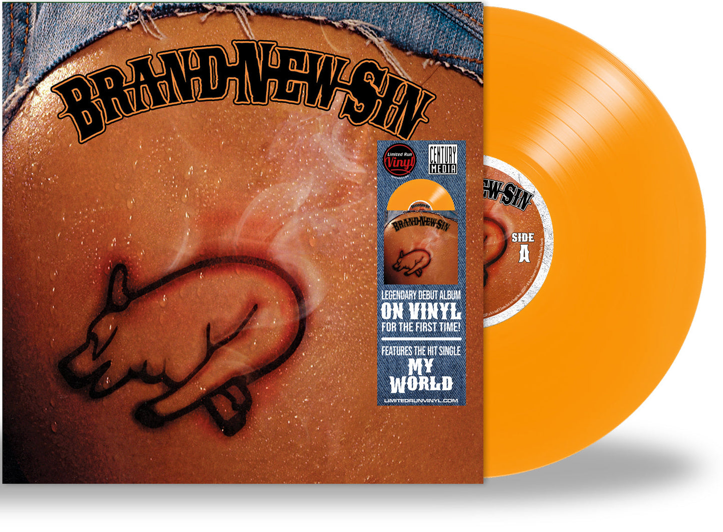 BRAND NEW SIN - BRAND NEW SIN (*NEW ORANGE VINYL, 2023, Brutal Planet) 1st time ever on vinyl! For fans of bluesy hard rock/metal!