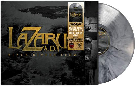Lazarus A.D. - Black River Flows  (Silver & Black River Splatter Vinyl)
